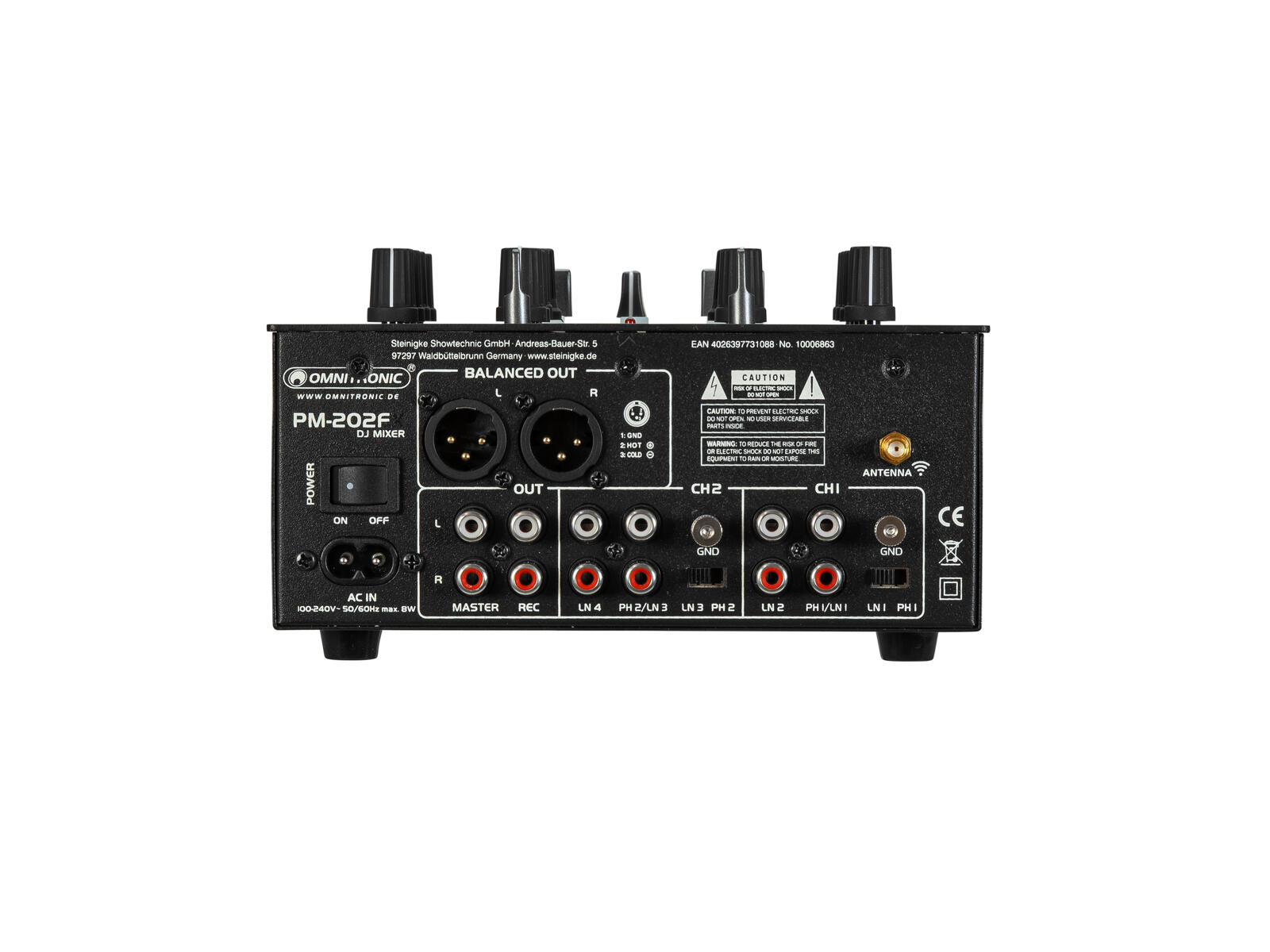 Omnitronic Pm-202f - Table De Mixage Analogique - Variation 2