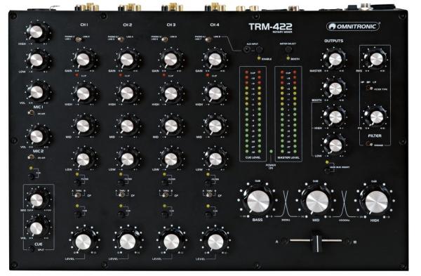 Table de mixage dj Omnitronic TRM 422