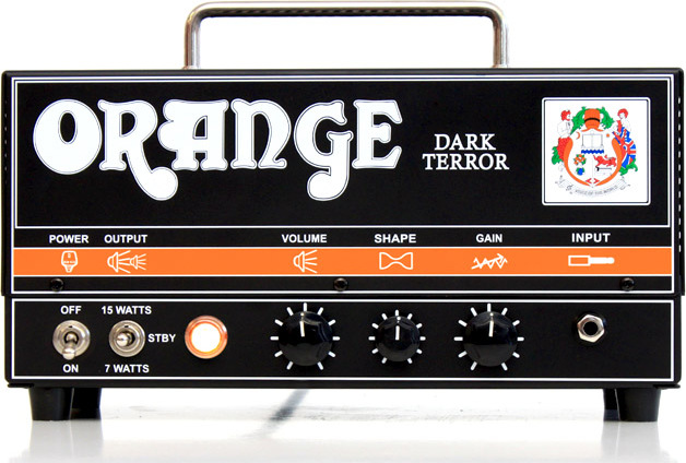Orange Dark Terror Head 15w Black - Ampli Guitare Électrique TÊte / PÉdale - Main picture