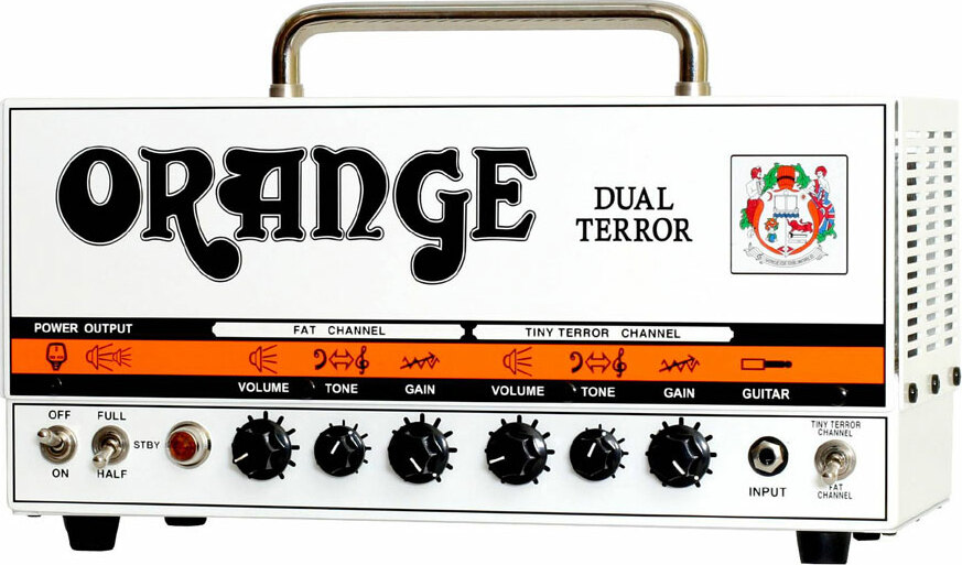 Orange Dual Terror Head 30w White - Ampli Guitare Électrique TÊte / PÉdale - Main picture