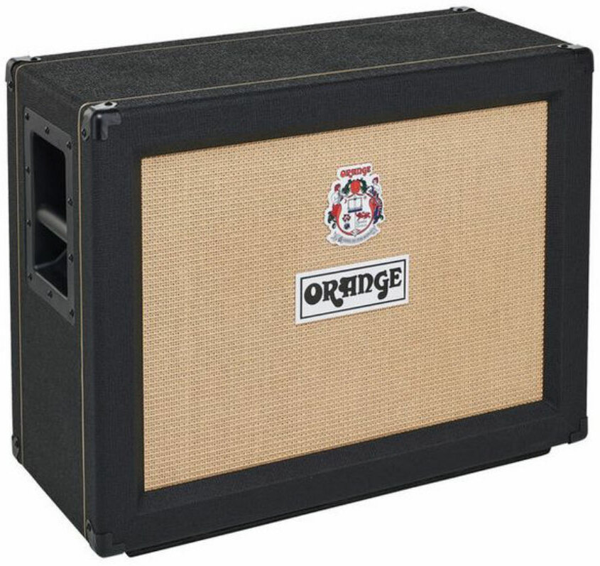 Orange Ppc212ob Open Back Cab 2x12 Celestion Vintage 30 120w Black - Baffle Ampli Guitare Électrique - Main picture