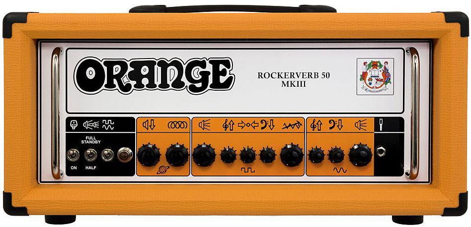 Tête ampli guitare électrique Orange Rockerverb 50 Head MKIII - Orange