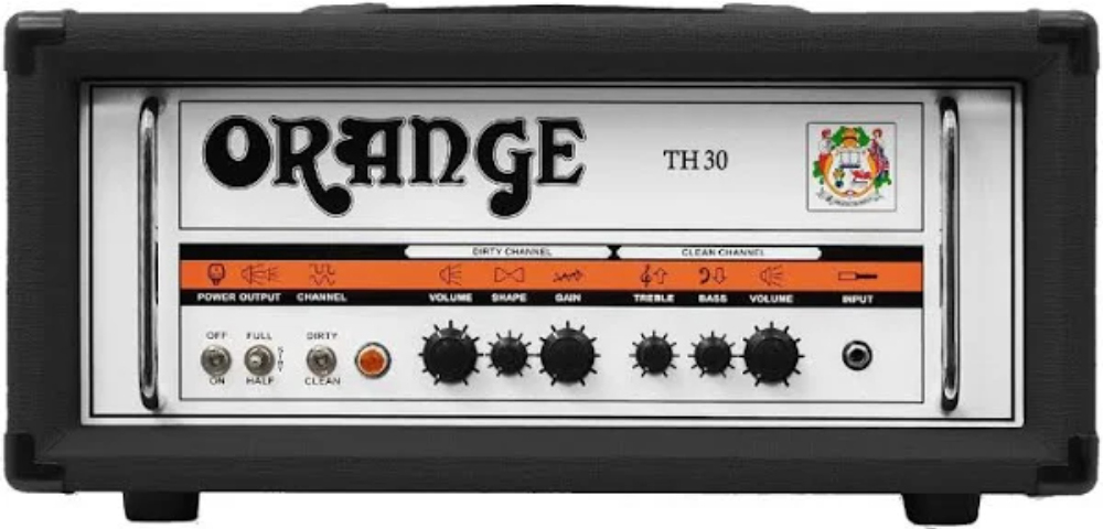 Orange Th30h Head 30w Black - Ampli Guitare Électrique TÊte / PÉdale - Main picture