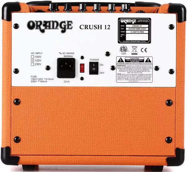 Combo ampli guitare électrique Orange Crush 12 - Orange