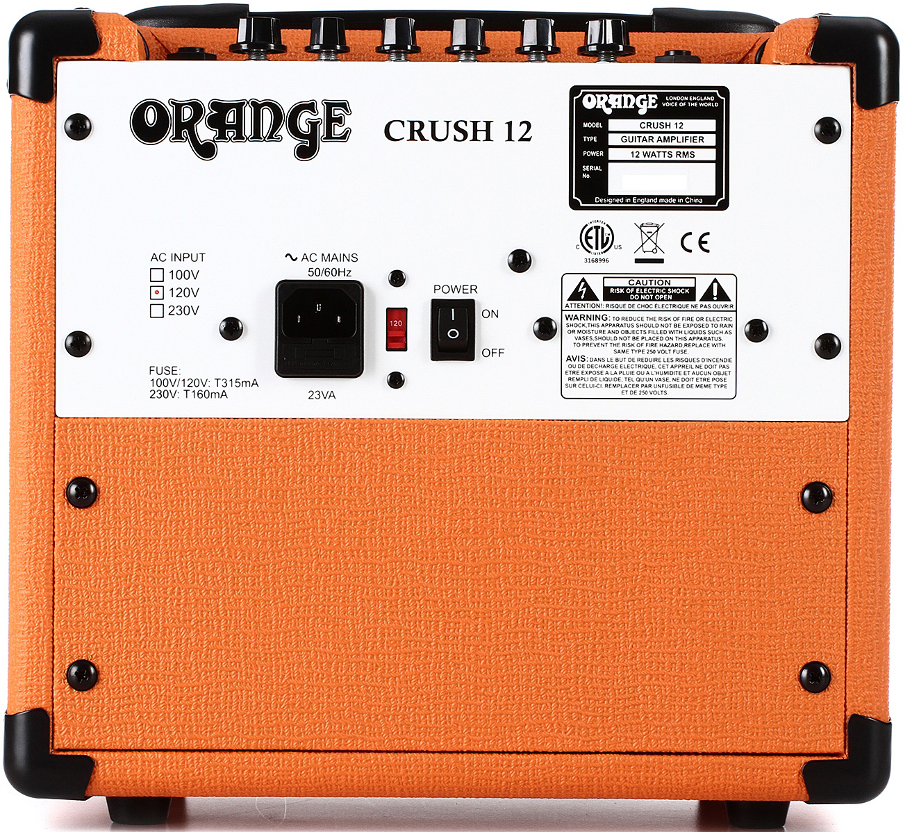 Orange Crush 12 - Orange - Ampli Guitare Électrique Combo - Variation 1