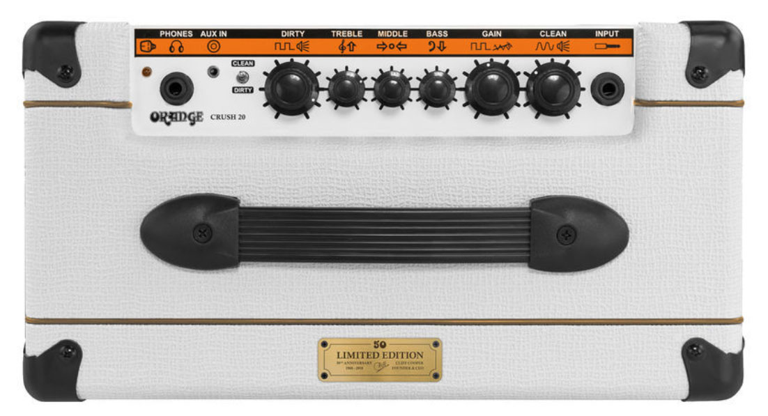 Orange Crush 20 20w 1x8 Ltd White - Ampli Guitare Électrique Combo - Variation 1