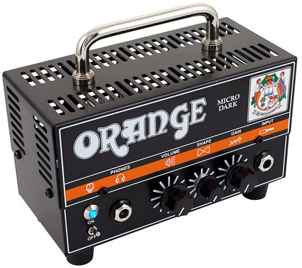 Orange Micro Dark Head 20w - Matte Black - Ampli Guitare Électrique TÊte / PÉdale - Variation 1