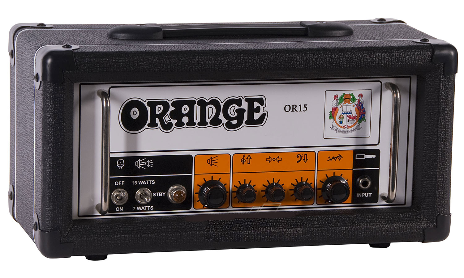 Orange Or15 Head 15w Black - Ampli Guitare Électrique TÊte / PÉdale - Variation 1