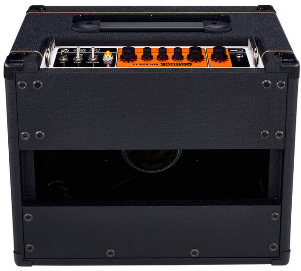 Orange Rocker 15 0.5/1/7/15w 1x10 Black - Ampli Guitare Électrique Combo - Variation 1