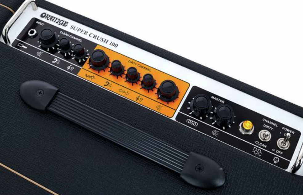 Orange Super Crush 100 Combo 100w 1x12 Black - Ampli Guitare Électrique Combo - Variation 3