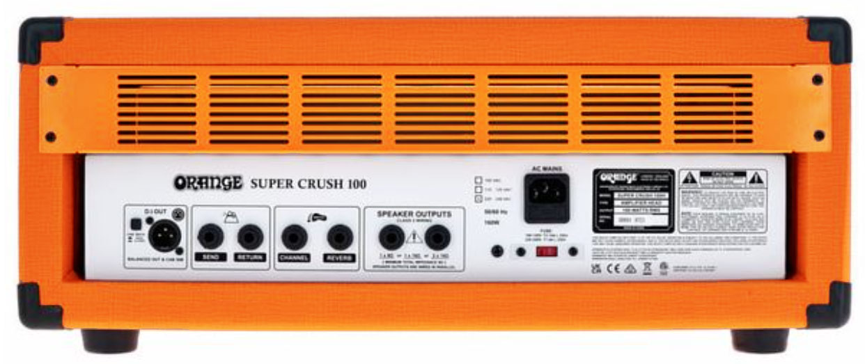 Orange Super Crush 100 Head 100w Orange - Ampli Guitare Électrique TÊte / PÉdale - Variation 1