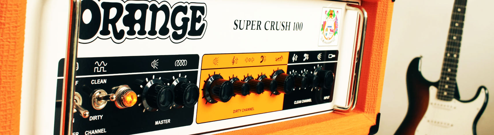 Orange Super Crush 100 Head 100w Orange - Ampli Guitare Électrique TÊte / PÉdale - Variation 2