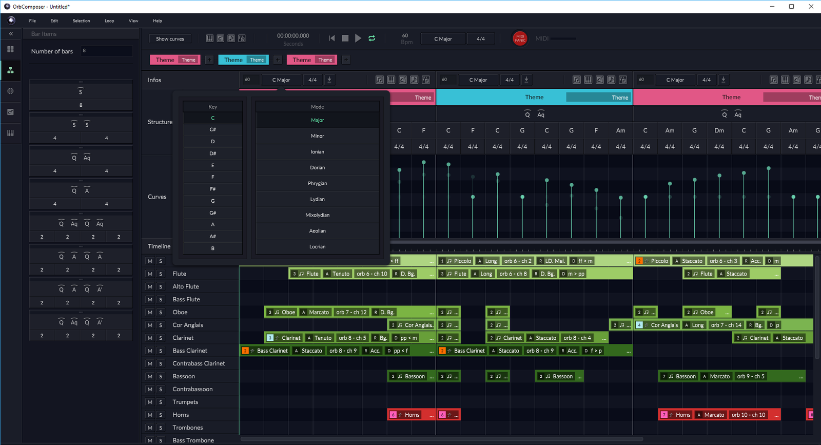 Logiciel séquenceur Hexachords Orb Composer Artist