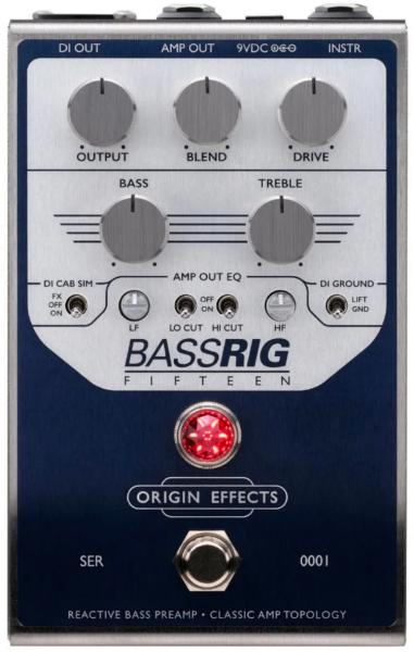Origin effects BASSRIG Fifteen Bass preamp