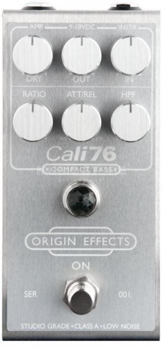 Pédale compression / sustain / noise gate Origin effects Cali76 Compact Bass Laser Engraved Ltd