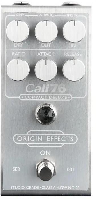 Pédale compression / sustain / noise gate  Origin effects Cali76 Compact Deluxe Laser Engraved Ltd