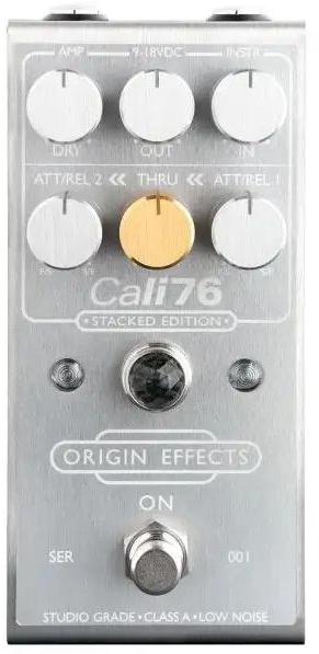 Pédale compression / sustain / noise gate Origin effects Cali76 Stacked Edition Laser Engraved Ltd