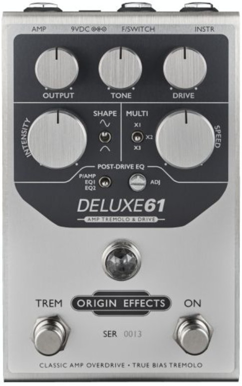 Origin Effects Deluxe 61 Tremolo & Drive - PÉdale Chorus / Flanger / Phaser / Tremolo - Main picture