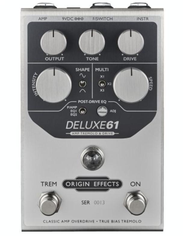 Pédale chorus / flanger / phaser / tremolo Origin effects Deluxe 61 Tremolo Drive