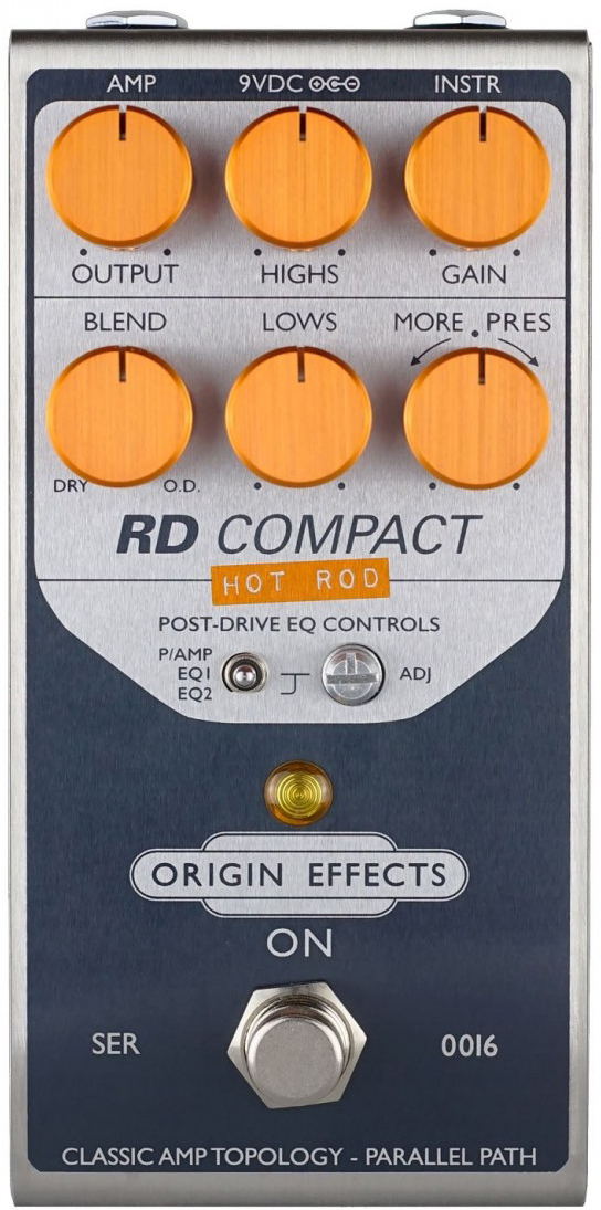 Origin Effects Revivaldrive Rd Compact Hot Rod - PÉdale Overdrive / Distortion / Fuzz - Main picture