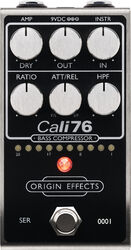 Pédale compression / sustain / noise gate basse Origin effects Cali76 Bass Compressor Black
