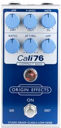 Pédale compression / sustain / noise gate Origin effects Cali76 Compact Bass Blue Edition