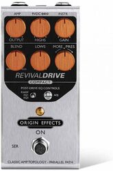 Pédale overdrive / distortion / fuzz Origin effects Revival Drive Compact