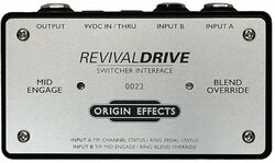 Footswitch & commande divers Origin effects RevivalDrive Switcher Interface