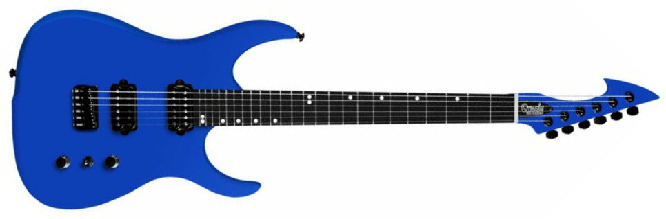 Ormsby Hype Gti-s 6 Standard Scale Hh Ht Eb - Mid Blue - Guitare Électrique Forme Str - Main picture