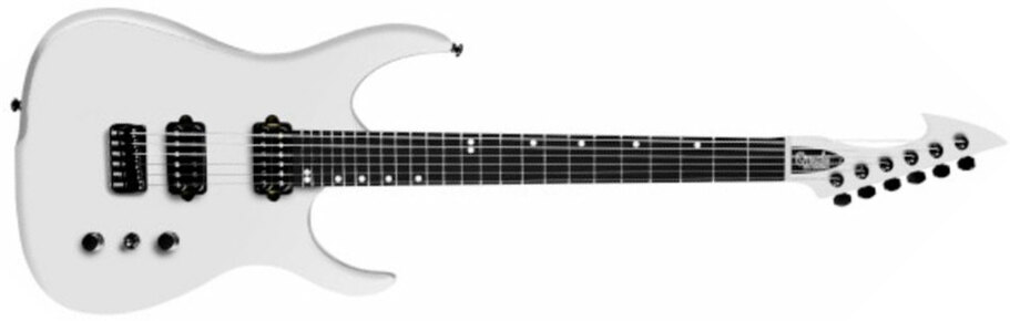 Ormsby Hype Gti-s 6 Standard Scale Hh Ht Eb - White Ermine - Guitare Électrique Forme Str - Main picture