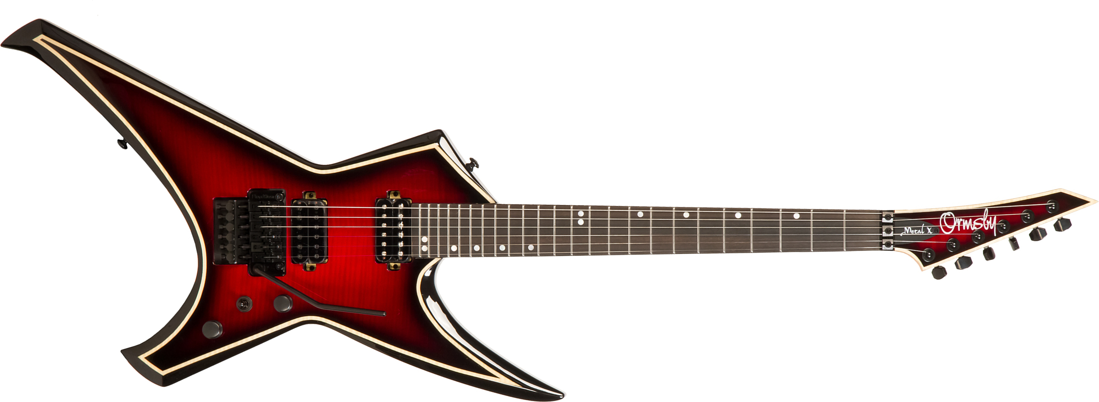 Ormsby Metal X 6 Hh Fr Eb - Red Dead - Guitare Électrique MÉtal - Main picture