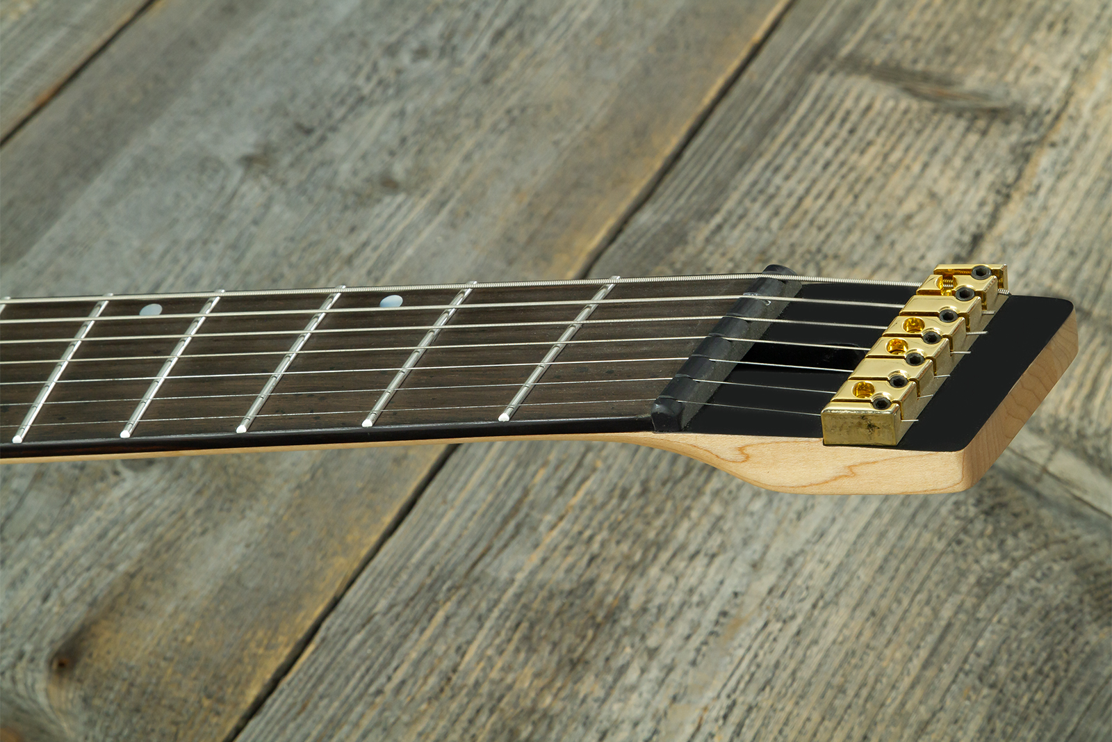 Ormsby Goliath Headless 7 Gtr Run 14 7c Multiscale 2h Ht Eb - Shell Pink - Guitare Électrique Multi-scale - Variation 7