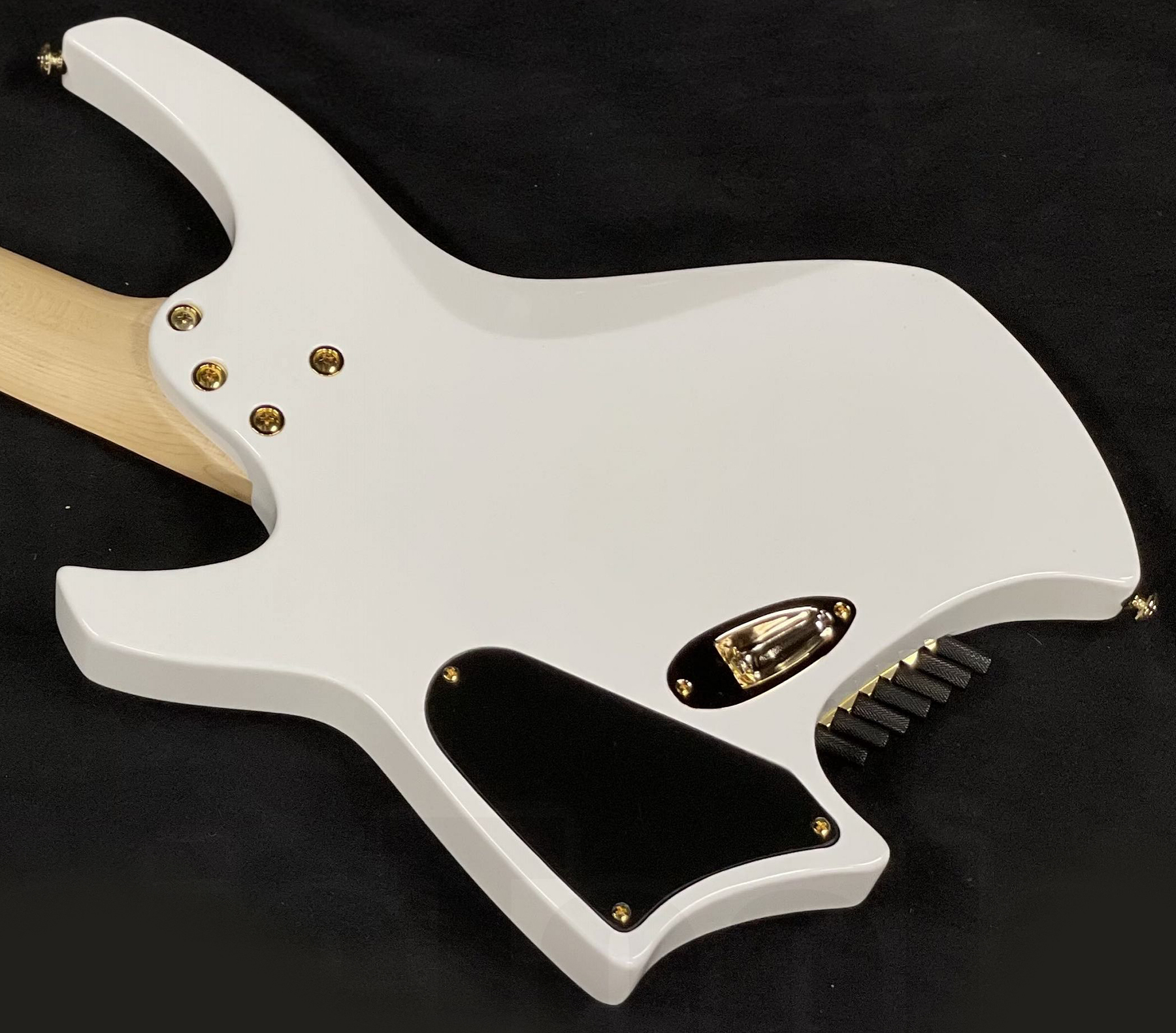 Ormsby Goliath Headless Gtr 7c Multiscale 2h Ht Eb - Ermine White - Guitare Électrique Multi-scale - Variation 3