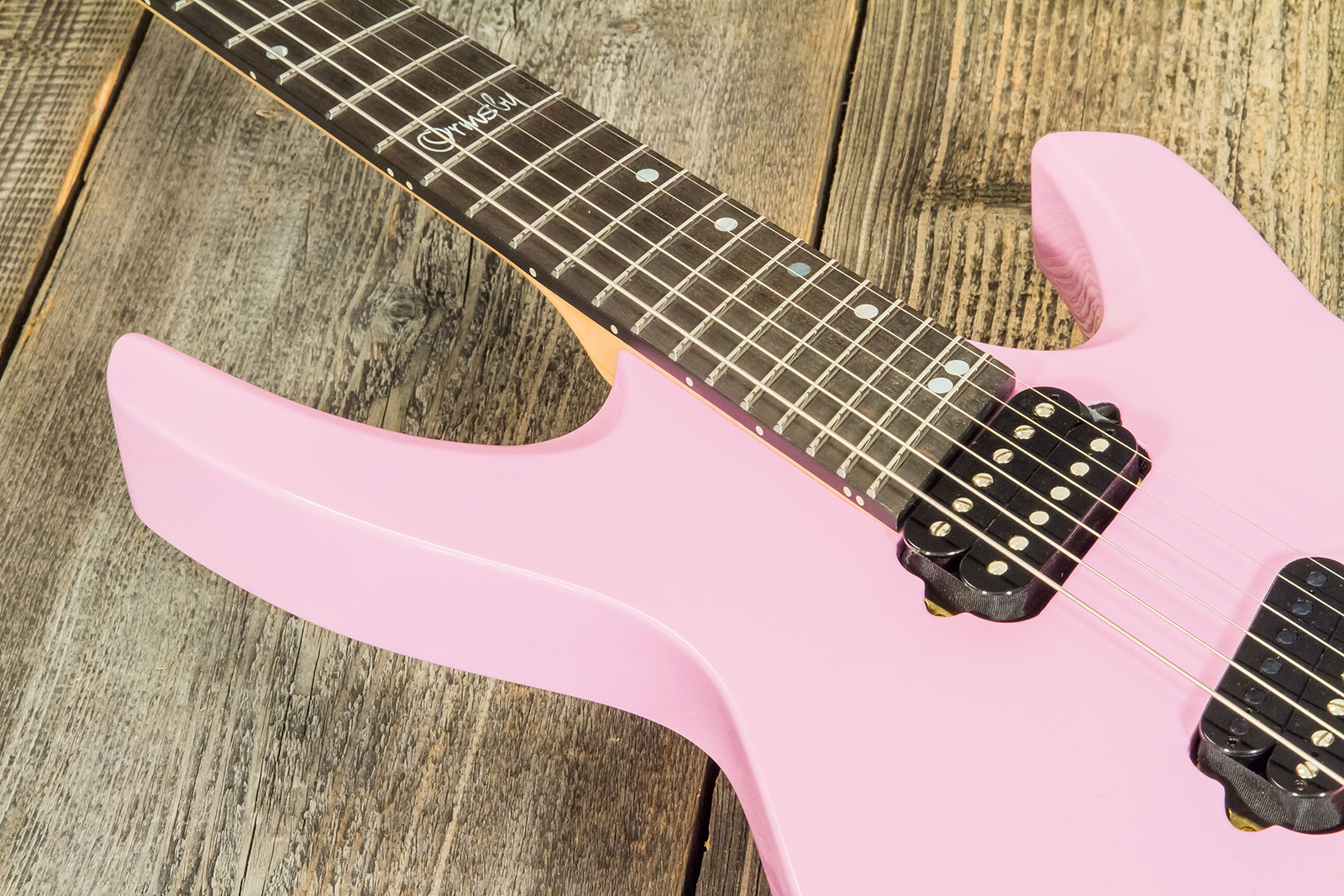 Ormsby Goliath Headless Gtr Run 14c Multiscale 2h Ht Eb - Shell Pink - Guitare Électrique Multi-scale - Variation 2
