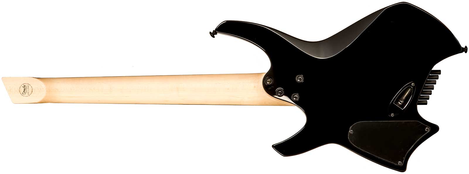 Ormsby Goliath Headless Gtr Run 17 7c Multiscale 2h Ht Eb - Dahlia Black - Guitare Électrique Multi-scale - Variation 1