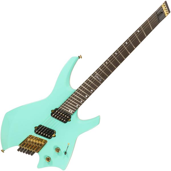 Ormsby Goliath Headless GTR 6 Run 14C - sea foam Multi-scale guitar