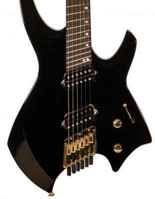 Guitare électrique solid body Ormsby Goliath Headless GTR 6 Run 14 - Tuxedo black