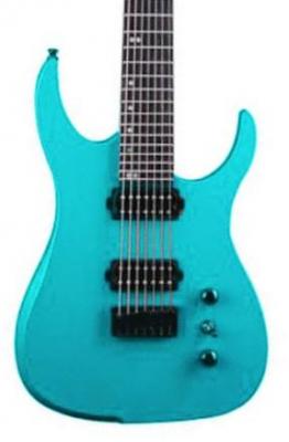 Guitare électrique baryton Ormsby Hype GTI-S 7 Standard Scale - Blue azure