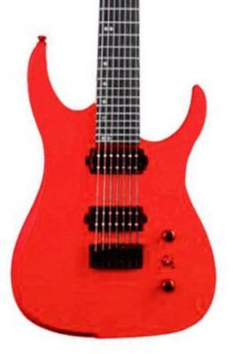 Guitare électrique baryton Ormsby Hype GTI-S 7 Standard Scale - Rosso corsa