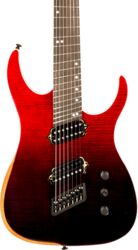 Guitare électrique multi-scale Ormsby Hype GTR 7 LTD Run 16 #GTR07630 - Blood bath