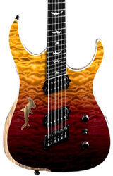Guitare électrique multi-scale Ormsby Hype GTR Shark 6-String - Sunset
