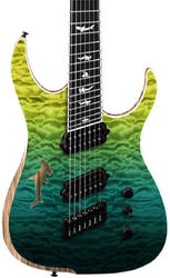 Hype GTR Shark 7-String - Carribean Blue/Green