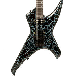 Guitare électrique métal Ormsby Metal X 6 - Azure crackle