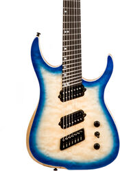 Guitare électrique multi-scale Ormsby Hype GTR 7 Swamp Ash - Azzurro blue