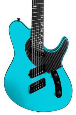 Guitare électrique solid body Ormsby TX GTR Carbon 6 - Azure blue