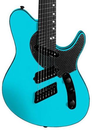 Guitare électrique multi-scale Ormsby TX GTR Carbon 7-string - Azure blue