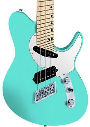 Guitare électrique solid body Ormsby TX GTR Vintage 7-string - Sea foam