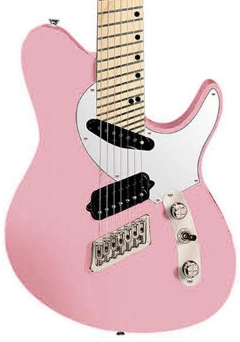 Guitare électrique solid body Ormsby TX GTR Vintage 7-string - Shell pink
