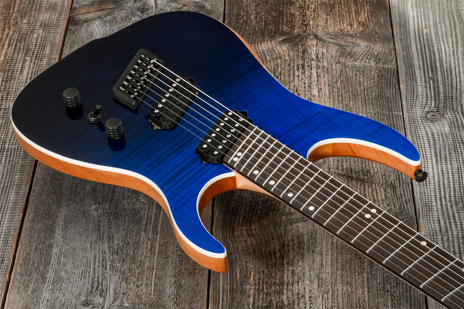 Ormsby Hype Gtr 7 Ltd Run 16 7c Multiscale 2h Ht Eb #gtr07655 - Sky Fall - Guitare Électrique Multi-scale - Variation 2