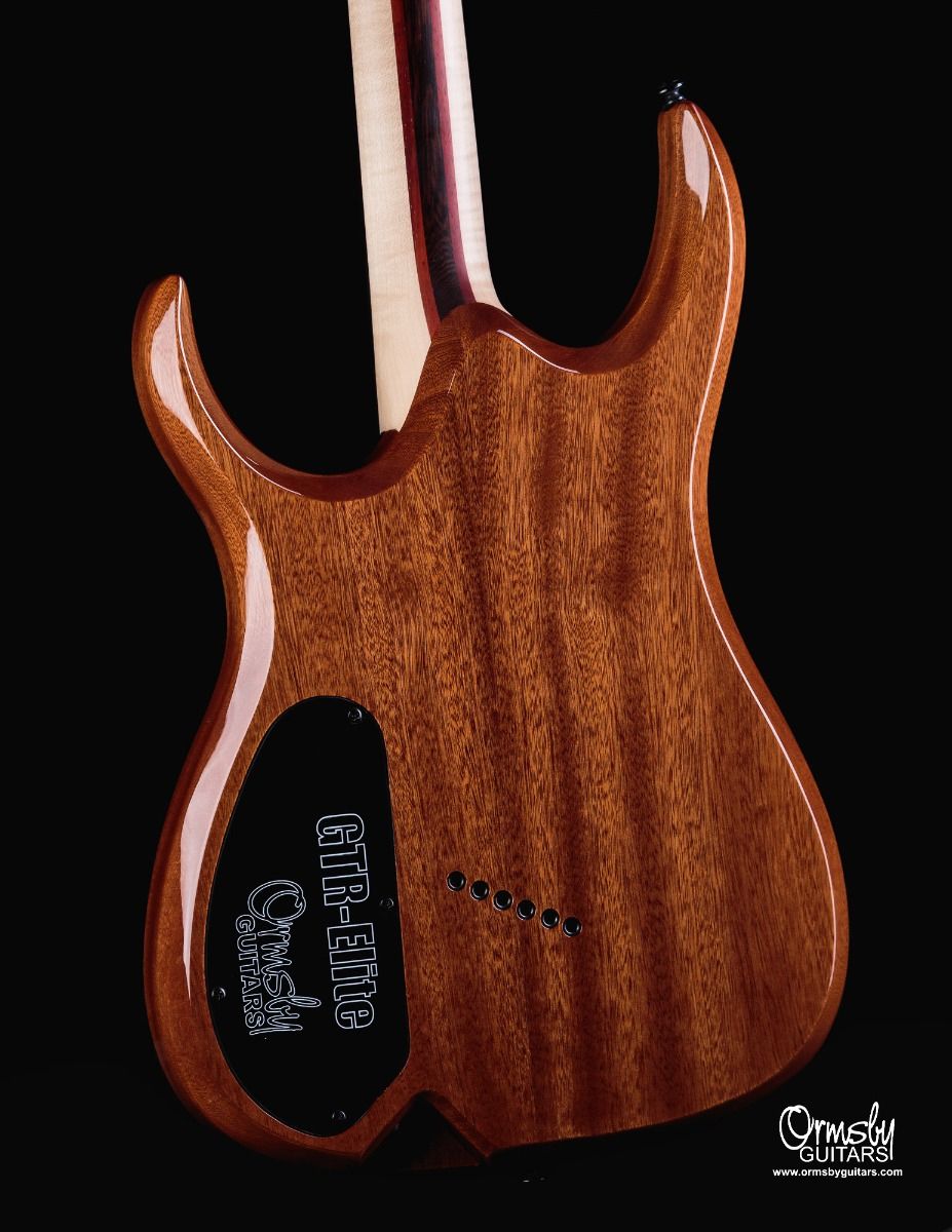 Ormsby Hype Gtr Elite 2 6c Multiscale 2h Ht Eb - Karelian Birch Natural - Guitare Électrique Multi-scale - Variation 4
